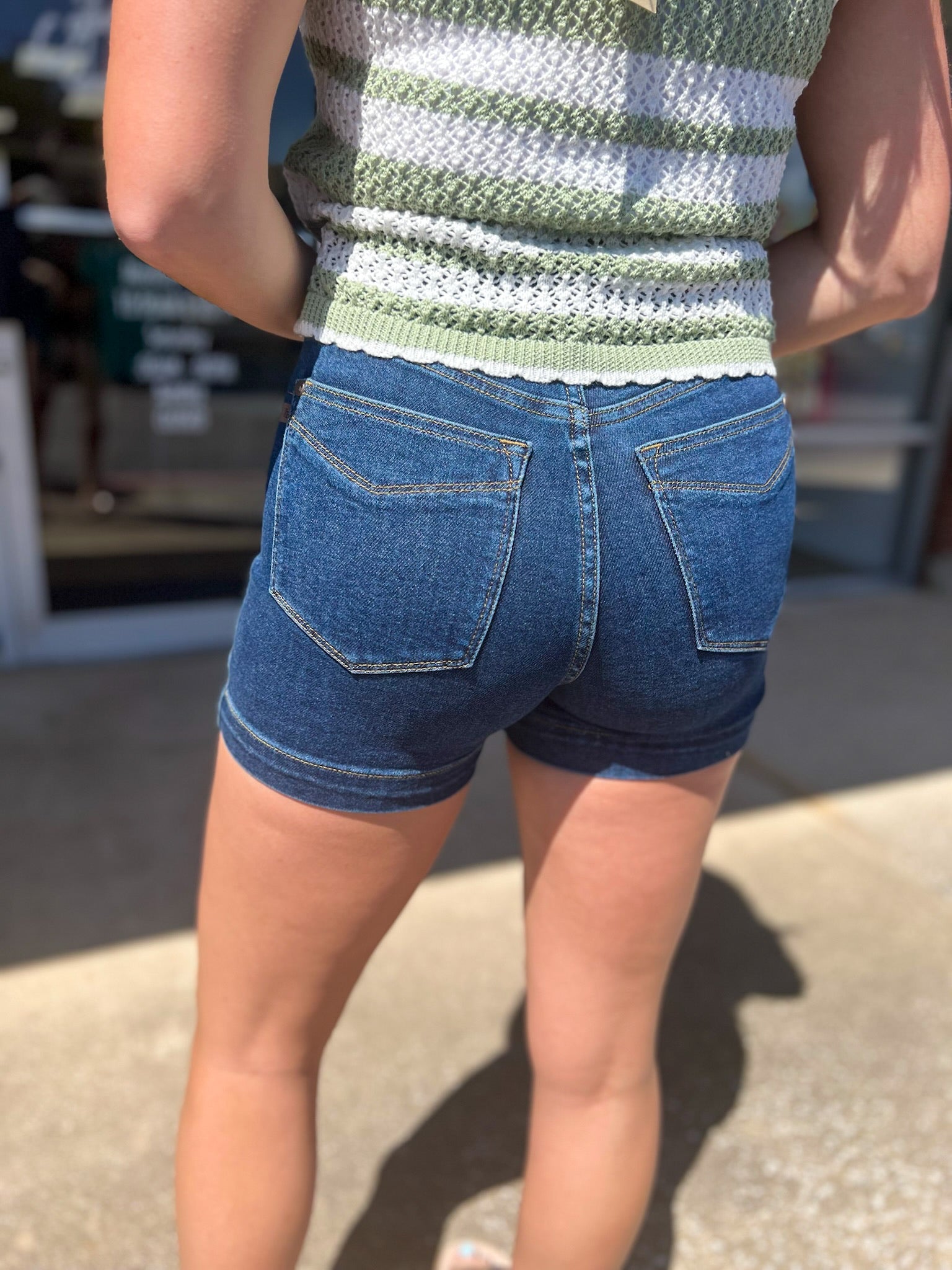 Judy Blue High Waisted Tummy Control 4.25" Inseam Shorts - A'Bekah's Boutique