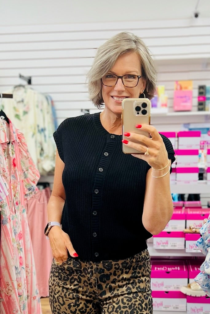 Judy Blue Leopard Print High Waisted Bootcut Jeans 32" Inseam - A'Bekah's Boutique