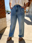 Judy Blue Medium Denim Featherweight Jeans 31" Inseam - A'Bekah's Boutique