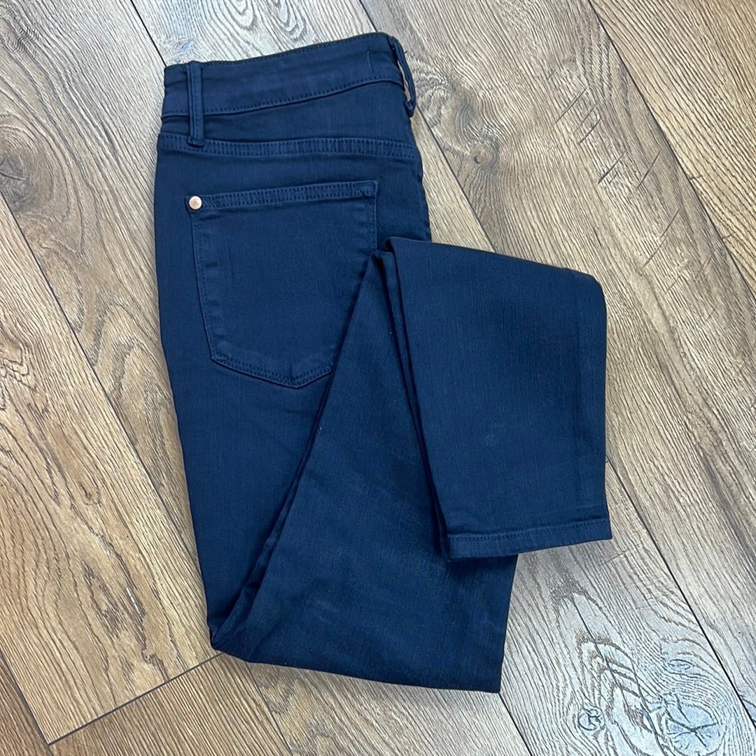 Judy Blue Navy High Waist Skinny Jeans with Tummy Control (R) - A'Bekah's Boutique