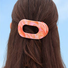 Just Keep Swimming | Medium | Flat Round Hair Clip - A'Bekah's Boutique