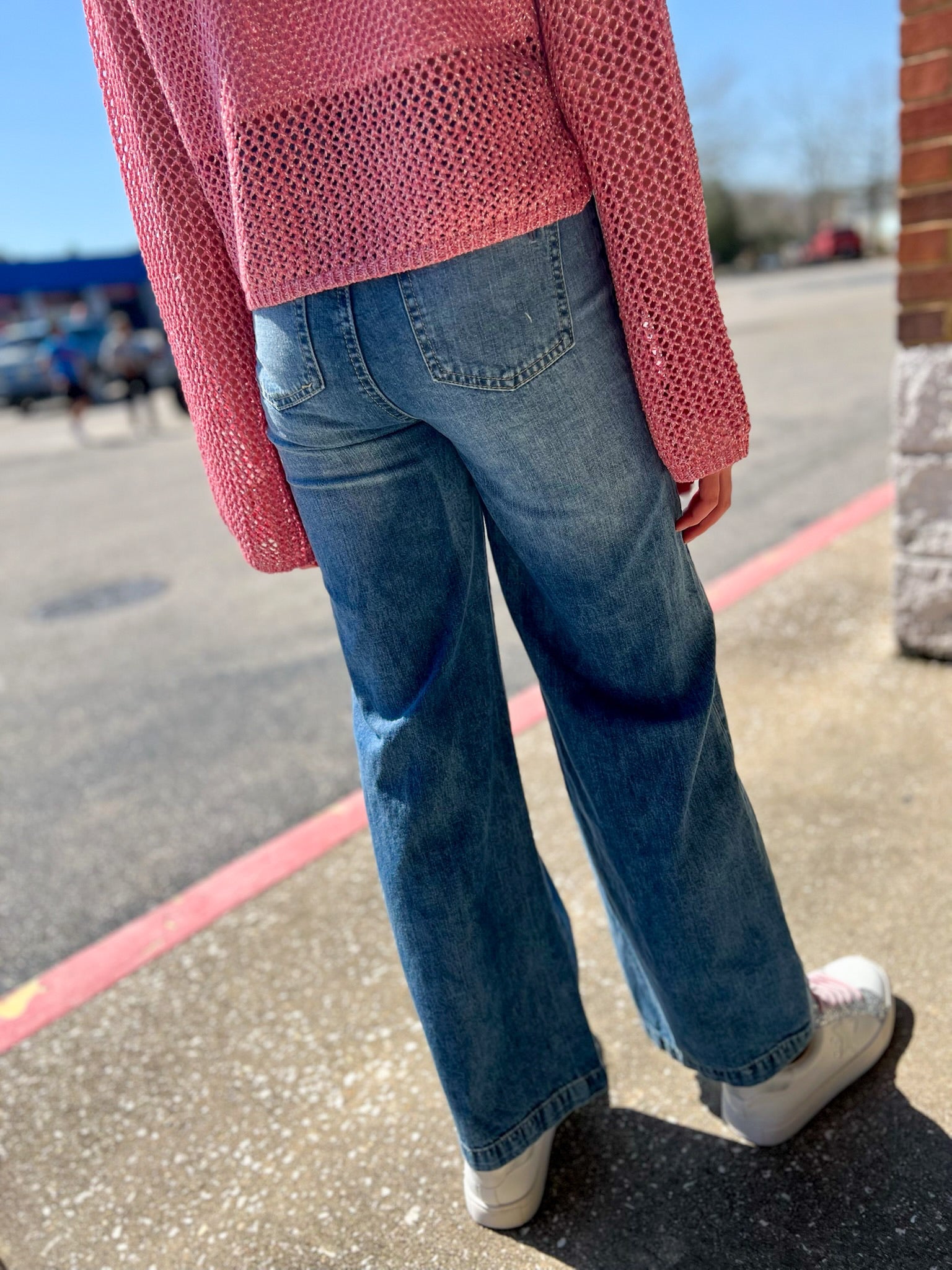 Just The Basics Girls Wide Leg 5 Pocket Jeans - A'Bekah's Boutique