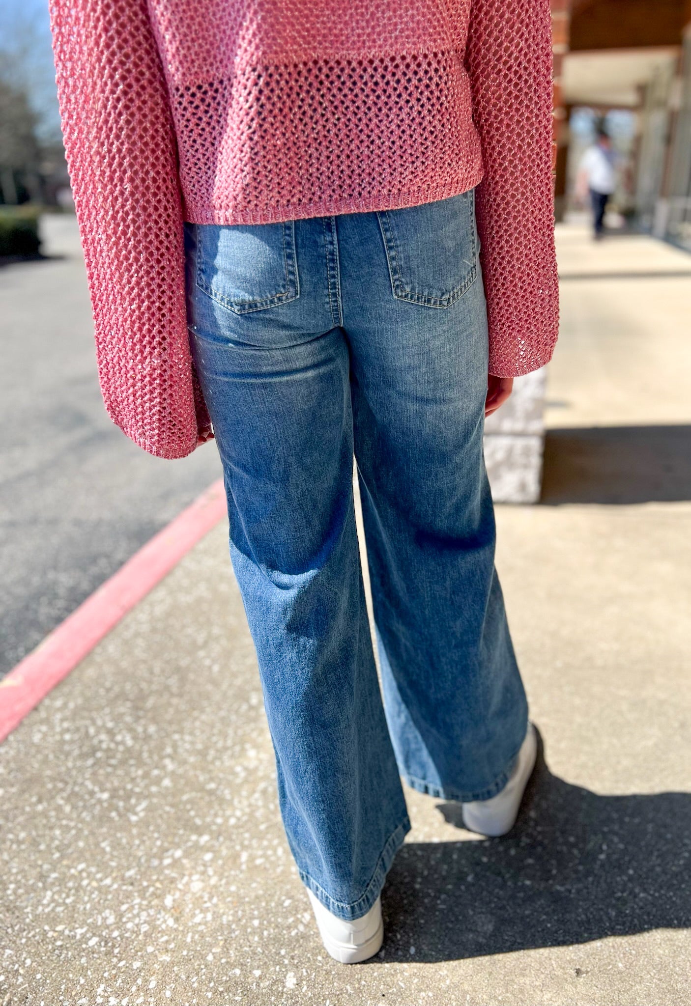 Just The Basics Girls Wide Leg 5 Pocket Jeans - A'Bekah's Boutique