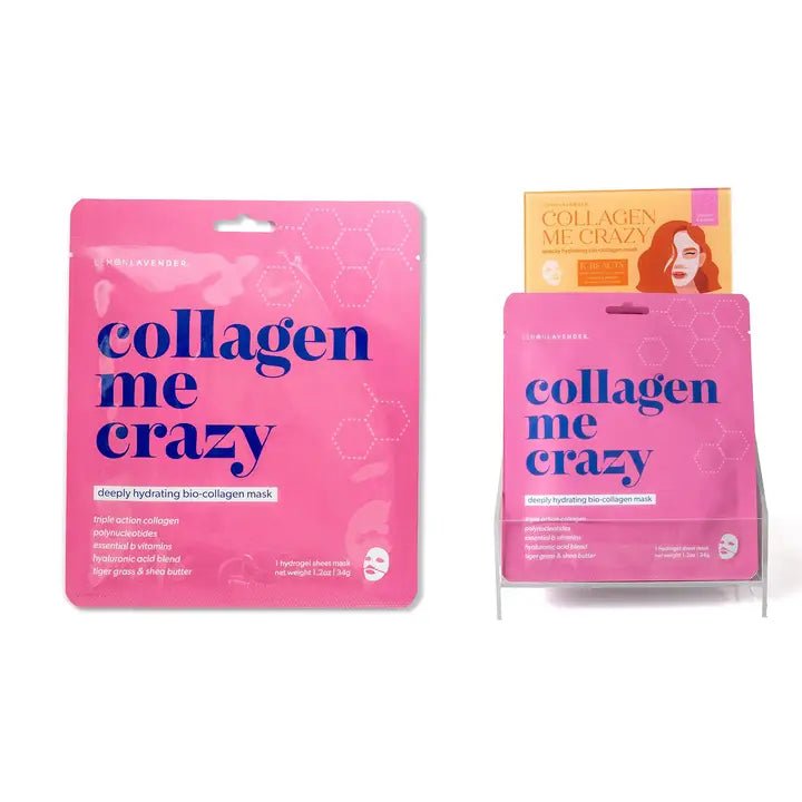 Lemon Lavender Collagen Me Crazy Bio - Collagen Face Mask - A'Bekah's Boutique