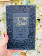 Letters To Grief Slate Gray Faux Leather Book - A'Bekah's Boutique