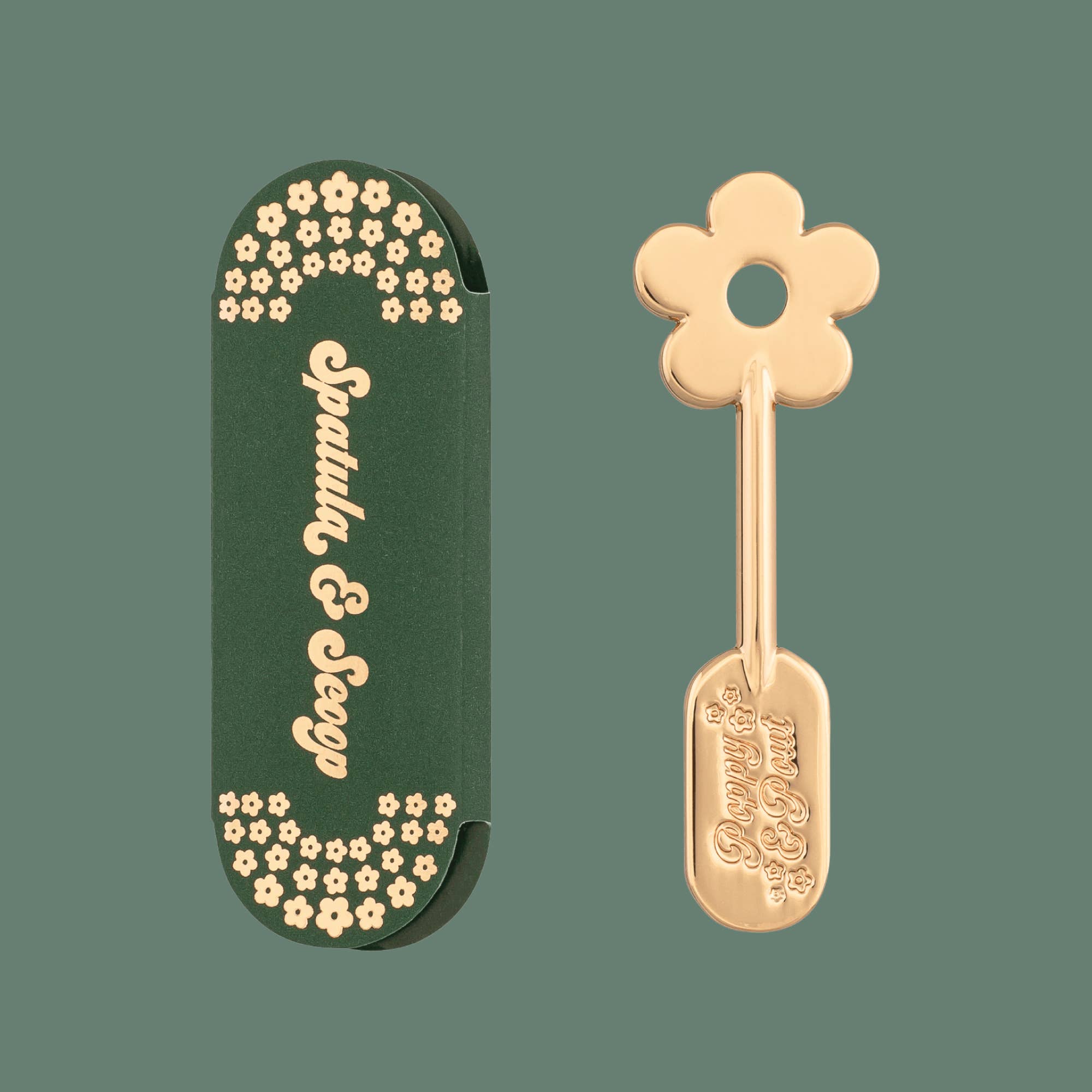 Lip Care Spatula, Gold Daisy - A'Bekah's Boutique