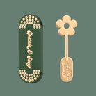 Lip Care Spatula, Gold Daisy - A'Bekah's Boutique
