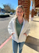 Long Lost Love White Quilted Puffer Jacket - A'Bekah's Boutique