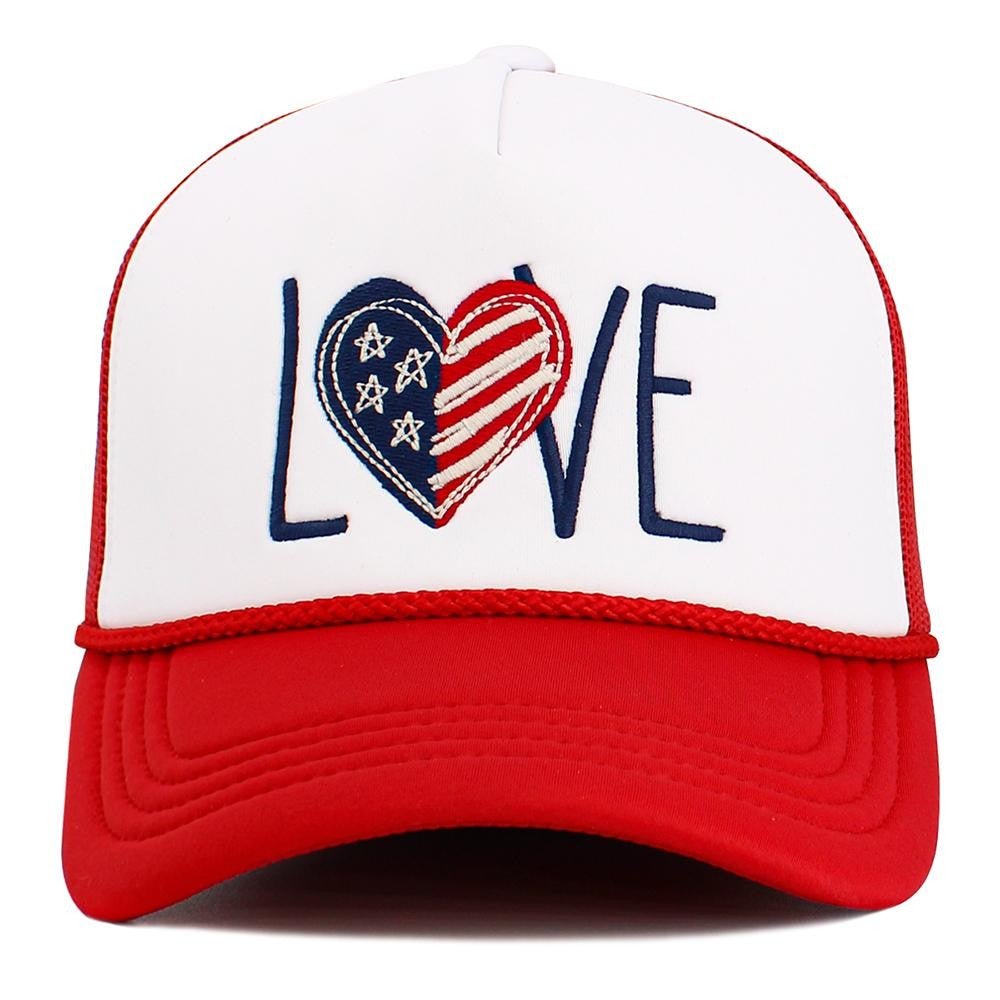 Love Adjustable Trucker Hat - A'Bekah's Boutique