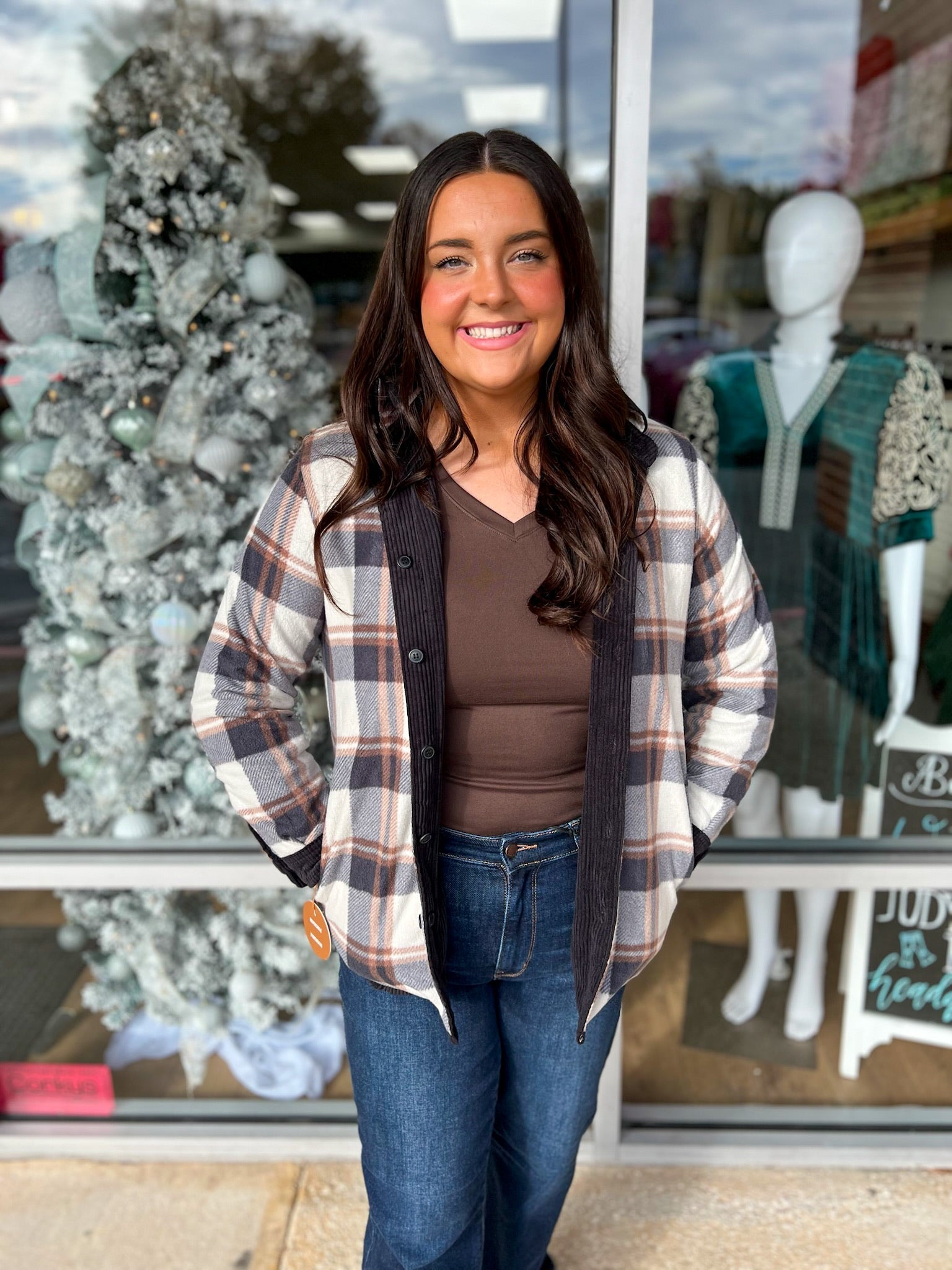 Loving Life Black Corduroy Reversible Shacket - A'Bekah's Boutique