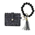 Lulu Mac Black Camo Beaded Wristlet ID Wallet - A'Bekah's Boutique