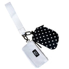 Lulu Mac Black/White Dots Double Pouch Wristlet - A'Bekah's Boutique