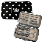 Lulu Mac Black/White Polka Dot Manicure Set - A'Bekah's Boutique