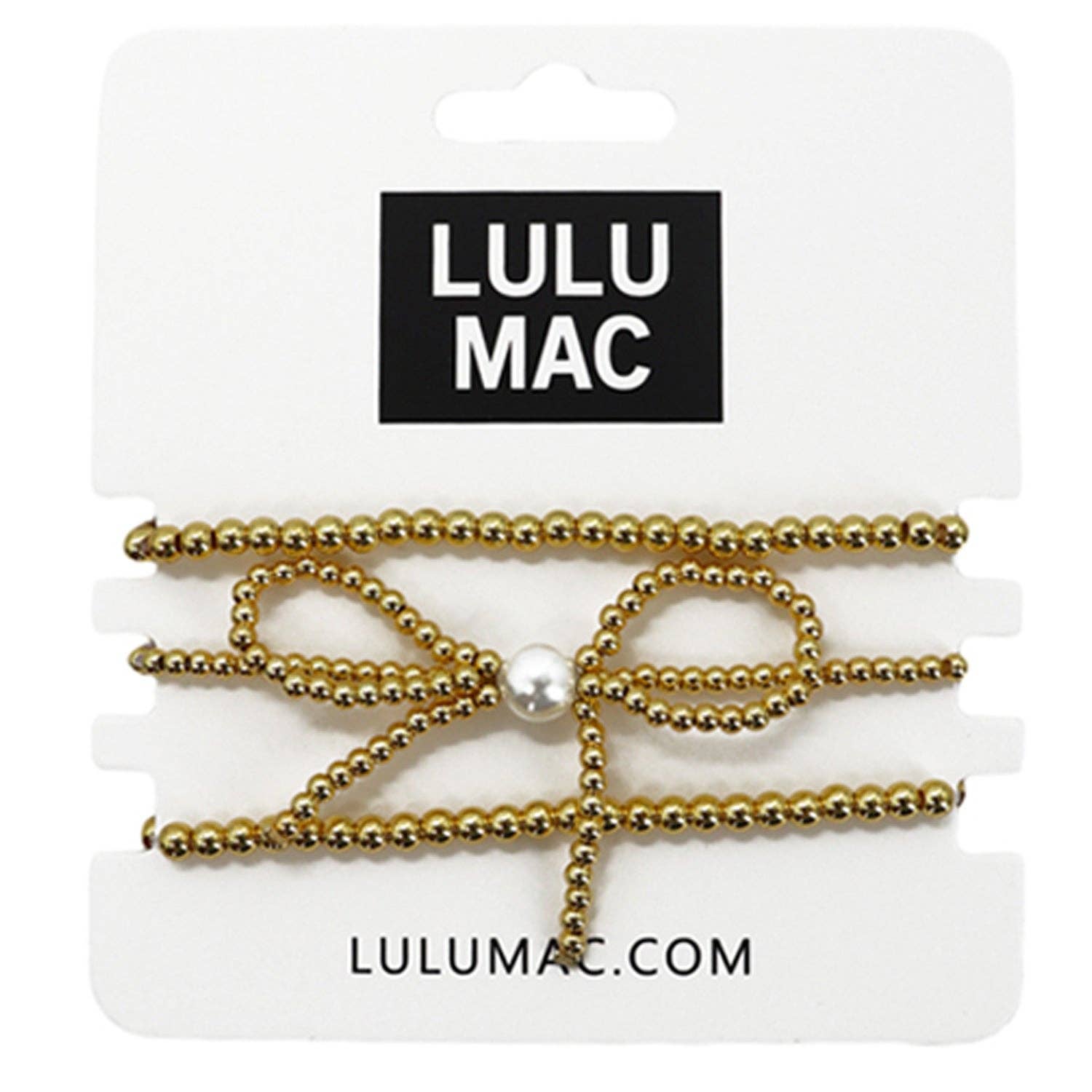 Lulu Mac Bow Bracelet - Gold - A'Bekah's Boutique