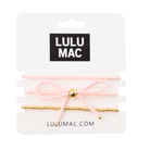 Lulu Mac Bow Bracelet - Light Pink & Gold - A'Bekah's Boutique