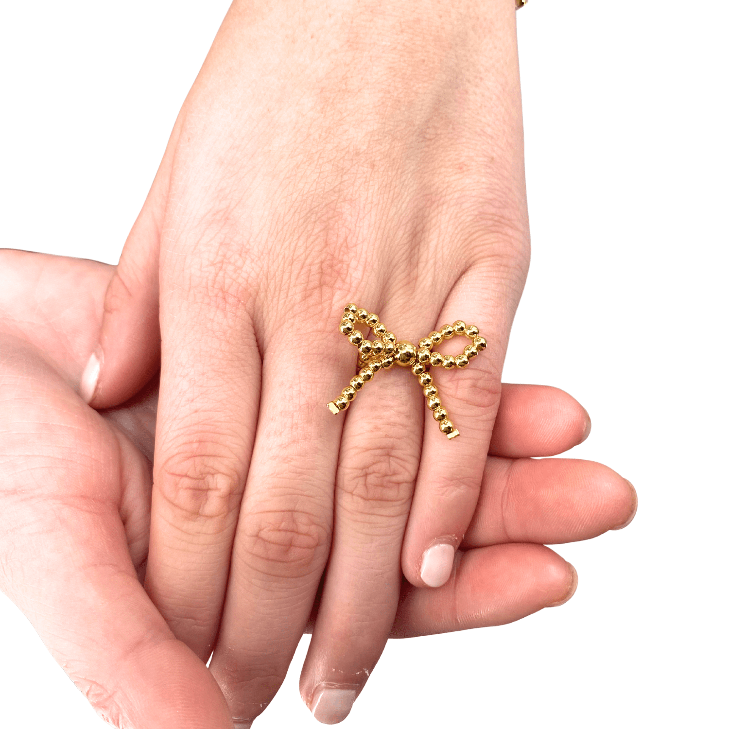 Lulu Mac Bow Ring Gold - A'Bekah's Boutique