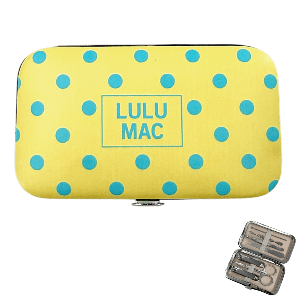 LULU MAC - Butter/Blue Dot Manicure Set - A'Bekah's Boutique
