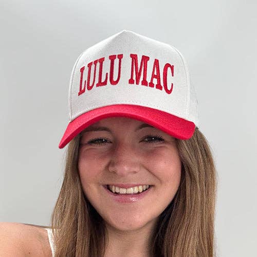 LULU MAC CAP RED - A'Bekah's Boutique