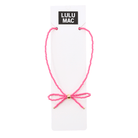 Lulu Mac Hot Pink Bow Necklace - A'Bekah's Boutique