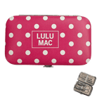 Lulu Mac Hot Pink/White Polka Dot Manicure Set - A'Bekah's Boutique