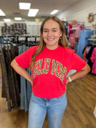 Lulu Mac Leopard Adult Paprika Comfort Colors Tee - A'Bekah's Boutique