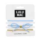 Lulu Mac Light Blue Bow Bracelet - A'Bekah's Boutique