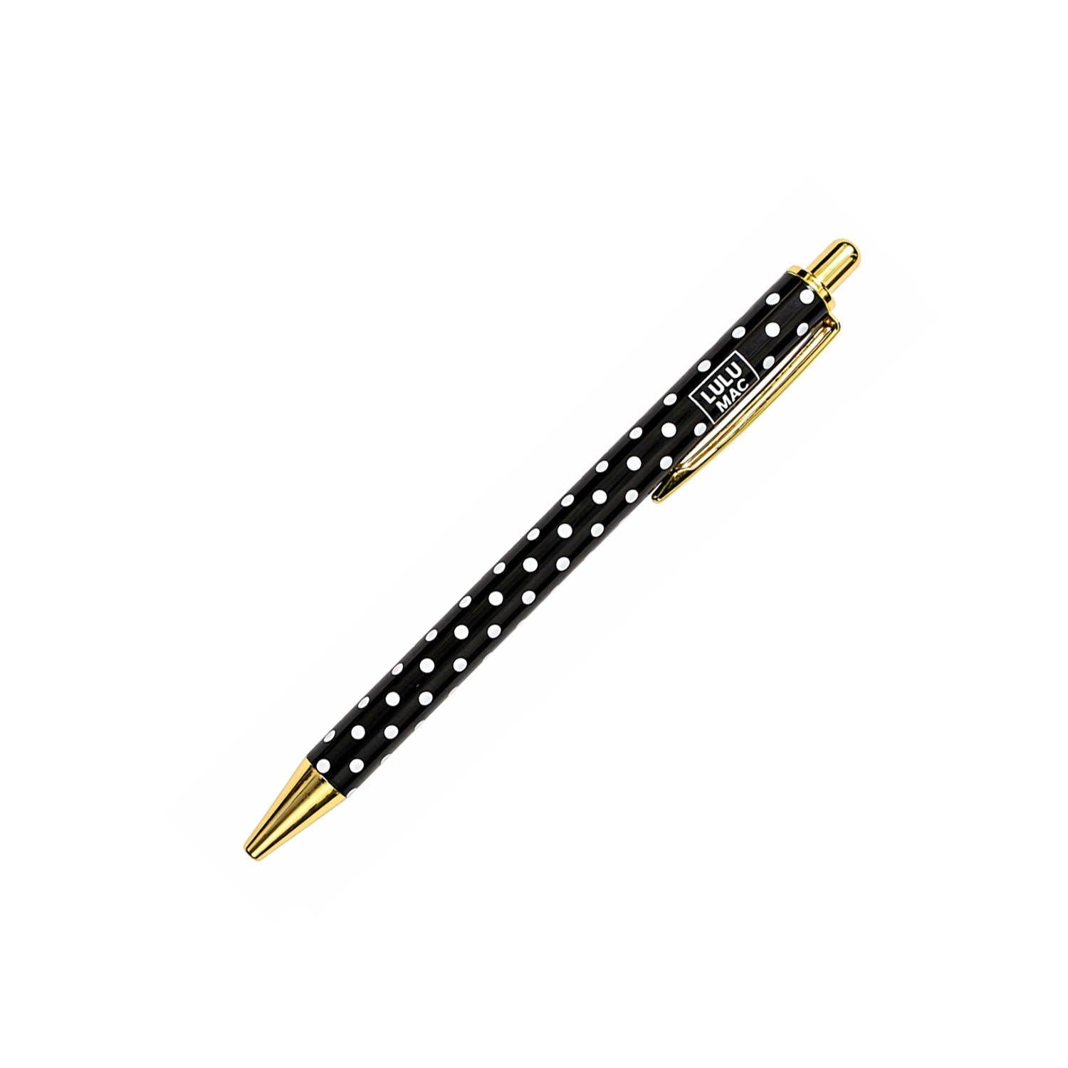 Lulu Mac - PEN Black/White Dot Ink Pen - A'Bekah's Boutique