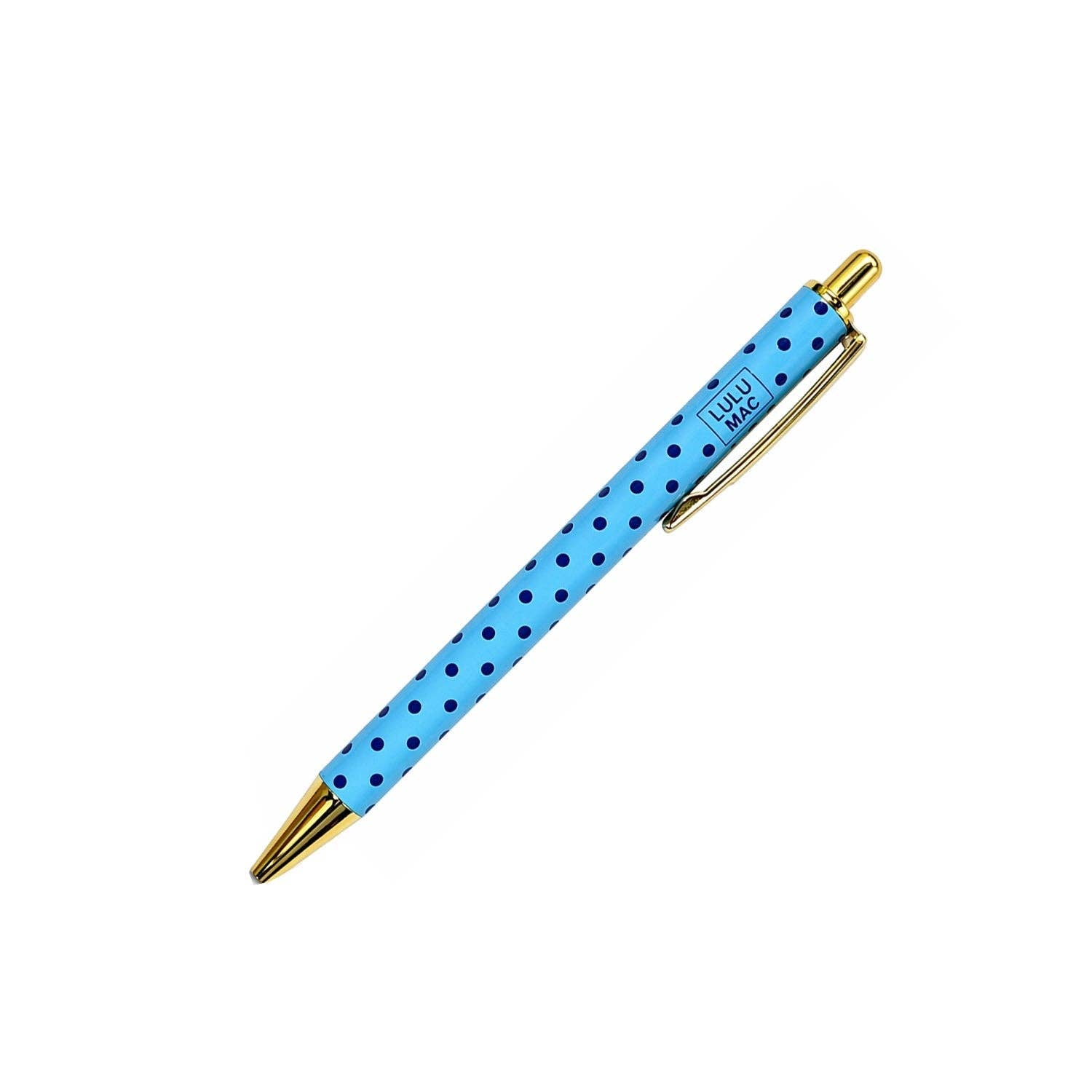 Lulu Mac - PEN Blue/Navy Dot Ink Pen - A'Bekah's Boutique