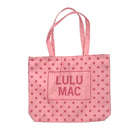 Lulu Mac Pink on Pink Polka Dot Tote Bag - A'Bekah's Boutique