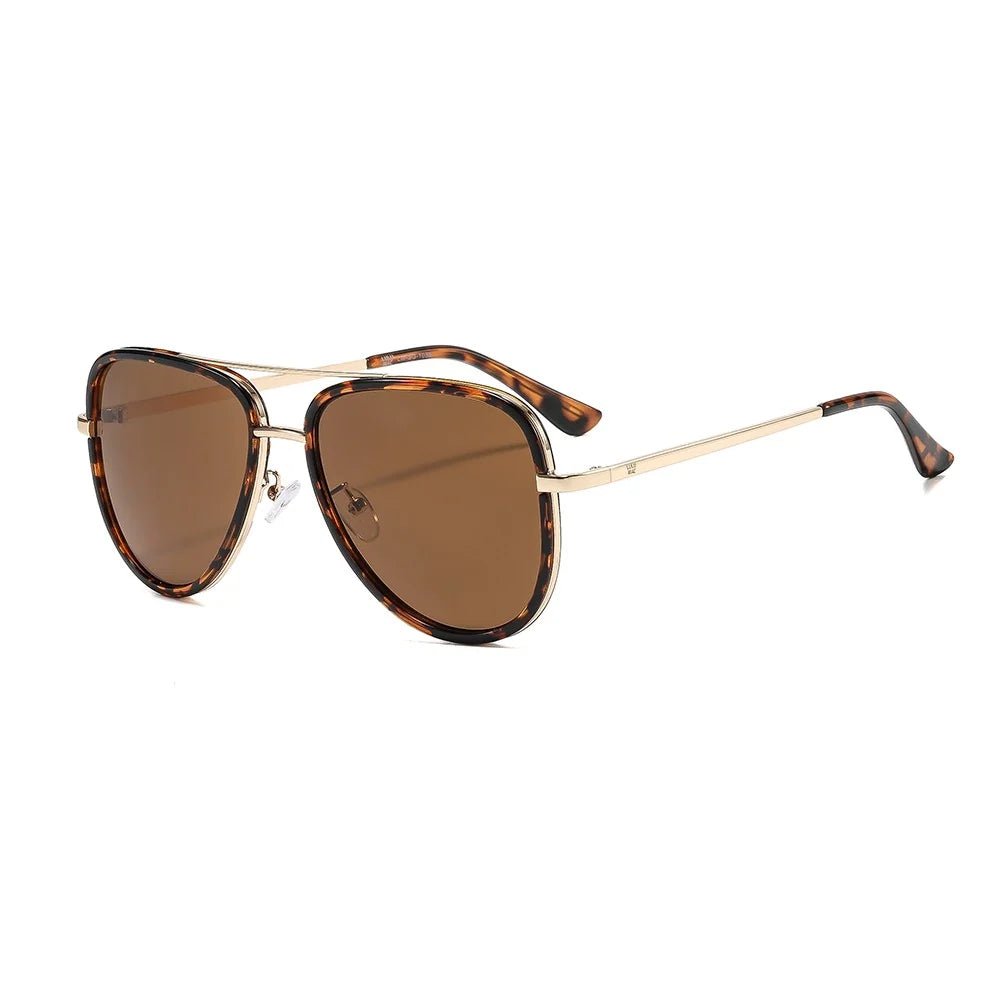 LULU MAC Tortoise Aviator Sunglasses - A'Bekah's Boutique
