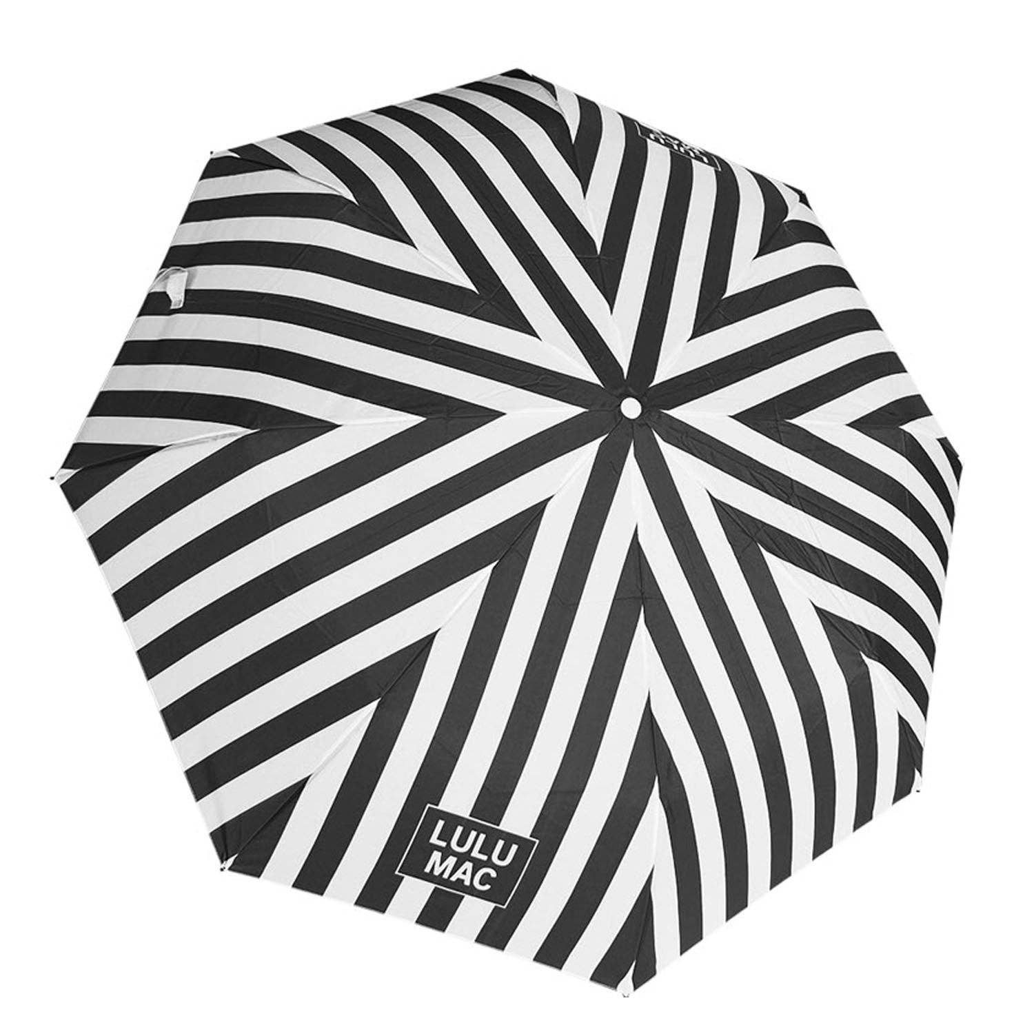 Lulu Mac Umbrella - Black Stripe - A'Bekah's Boutique