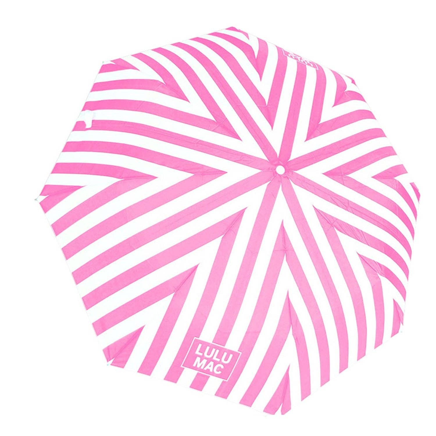 Lulu Mac Umbrella - Pink Stripe - A'Bekah's Boutique