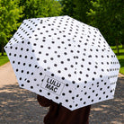LULU MAC Umbrella White w/ Black Dot - A'Bekah's Boutique