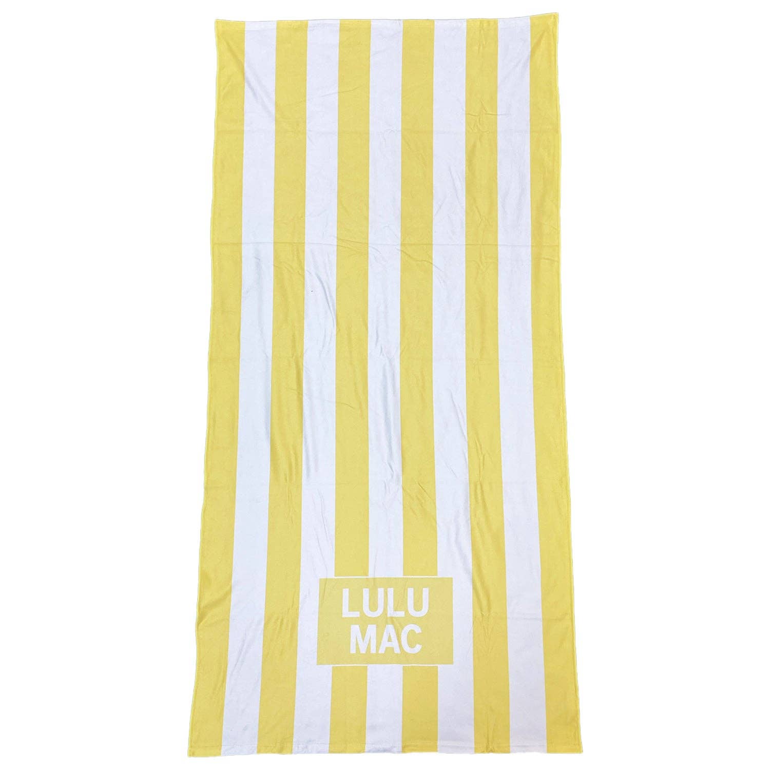 Lulu Mac Yellow Darby Beach Towel - A'Bekah's Boutique