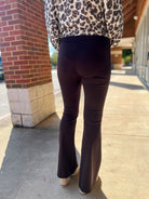 Magic Brown High Waisted Kick Flare Pants - A'Bekah's Boutique