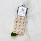 Men's Buck Socks Taupe/Olive One Size - A'Bekah's Boutique