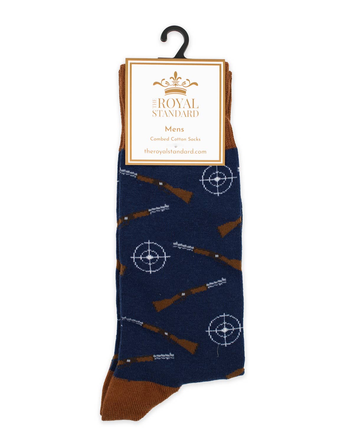 Men's Hunting Socks Navy/Brown One Size - A'Bekah's Boutique
