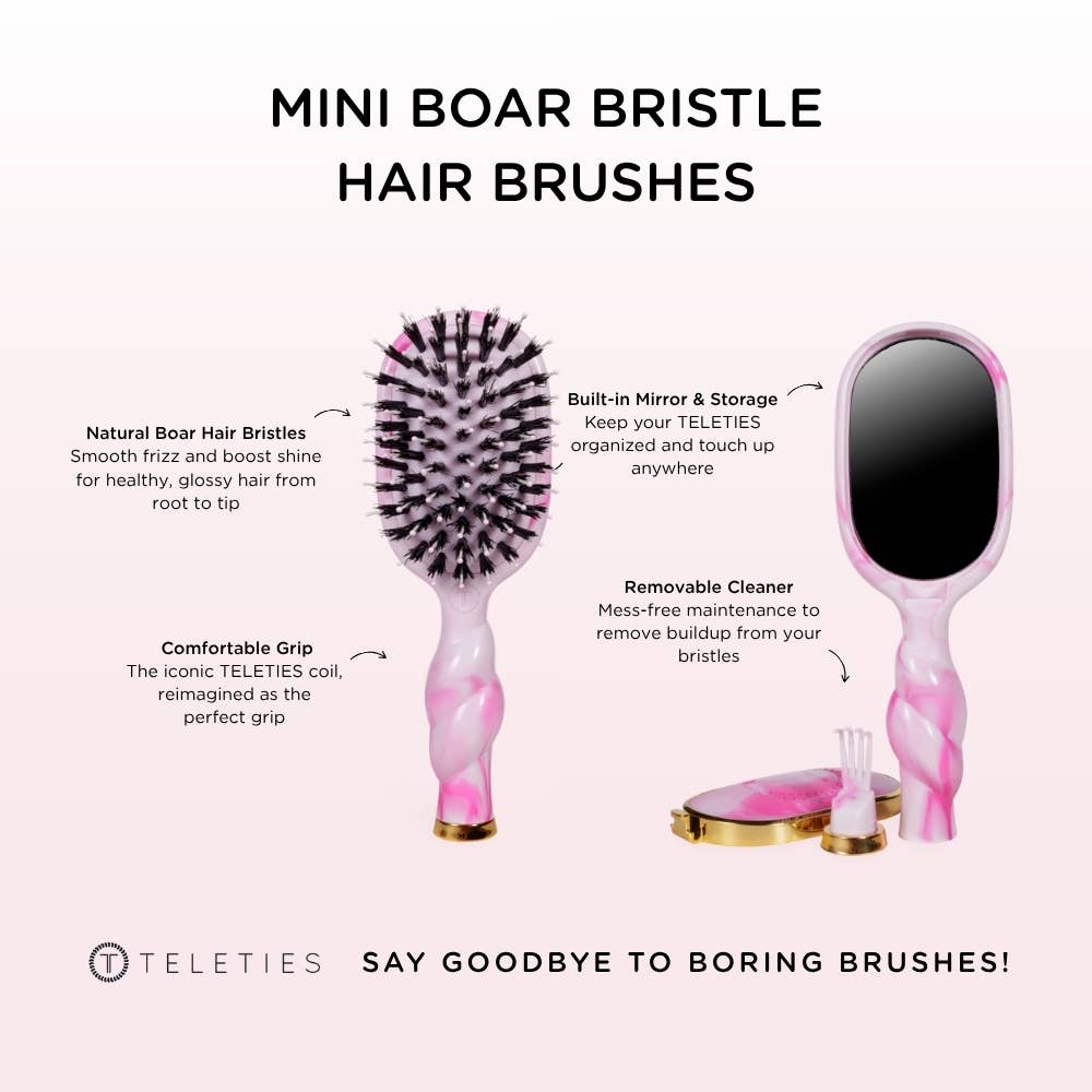 Mini Boar Brush | Pinch Me! - A'Bekah's Boutique