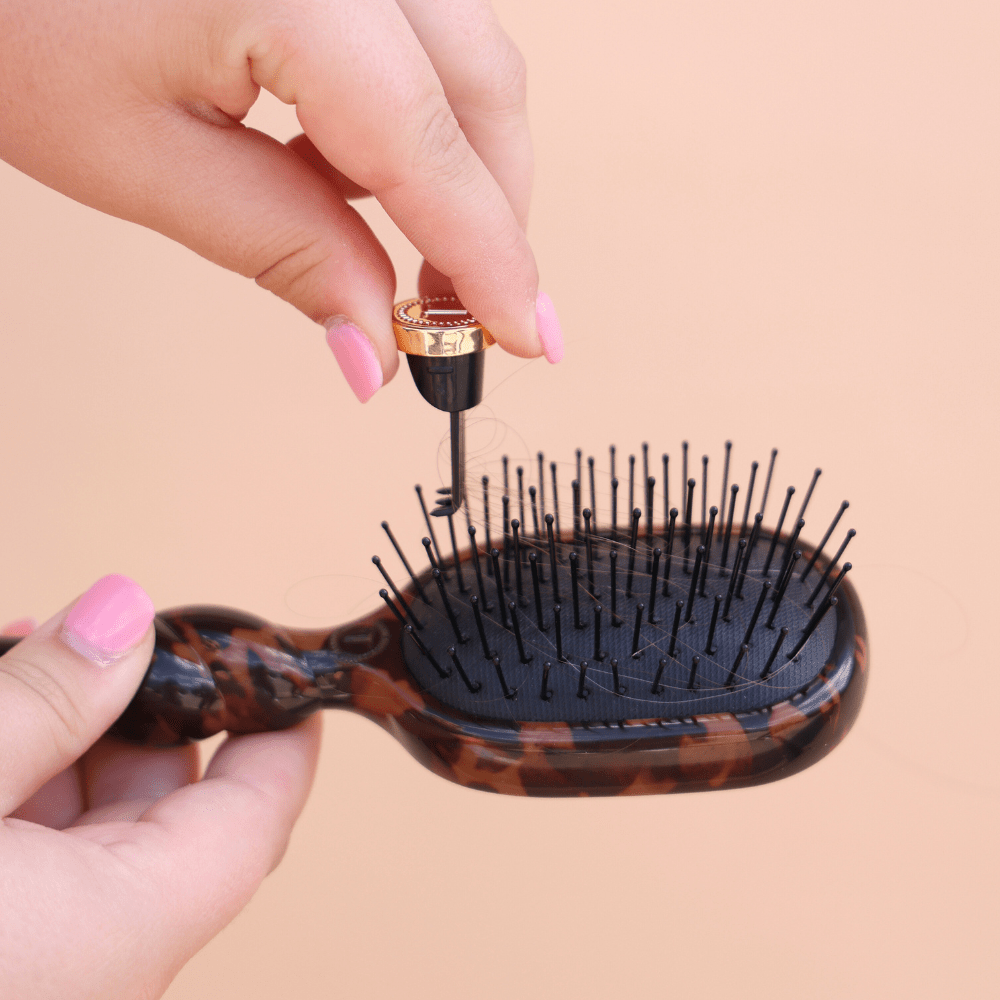 Mini Detangler Brush for Medium Hair - Tortoise - A'Bekah's Boutique
