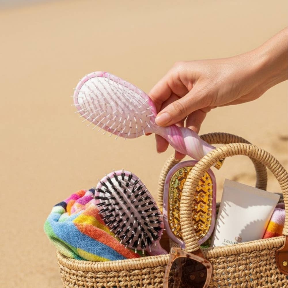 Mini Detangler Brush | Medium | Pinch Me! - A'Bekah's Boutique