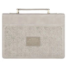 My Grace Is Sufficient 2 Cor. 12:9 Taupe Bible Cover - A'Bekah's Boutique