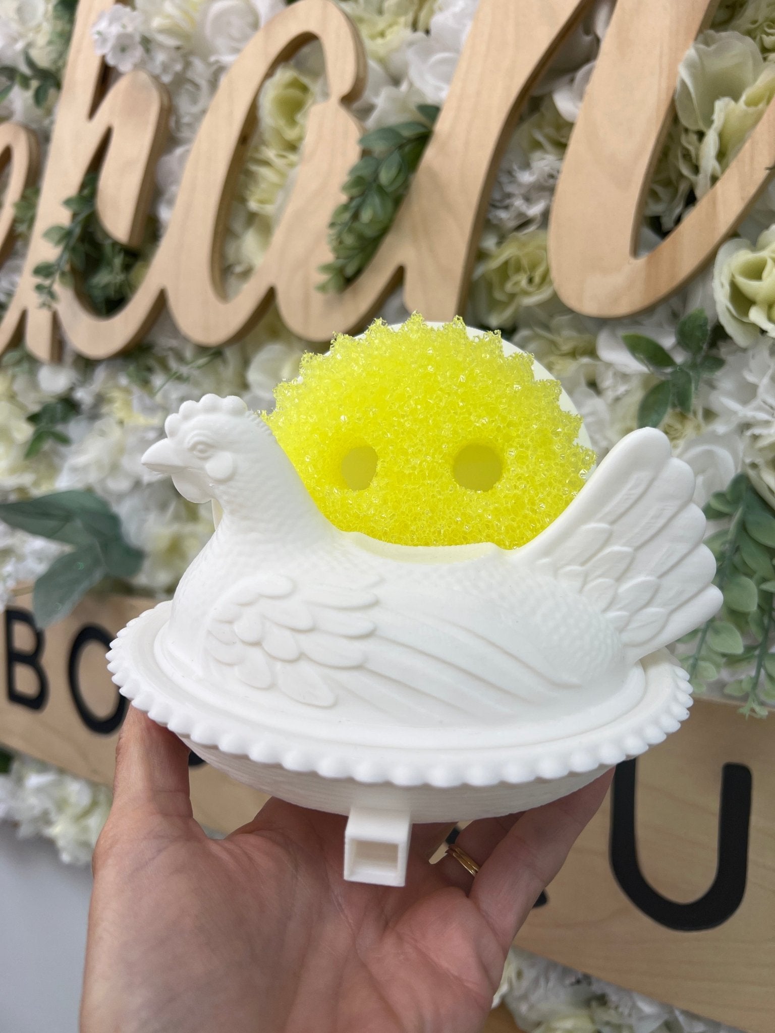 Nesting Hen Sponge Holder - A'Bekah's Boutique