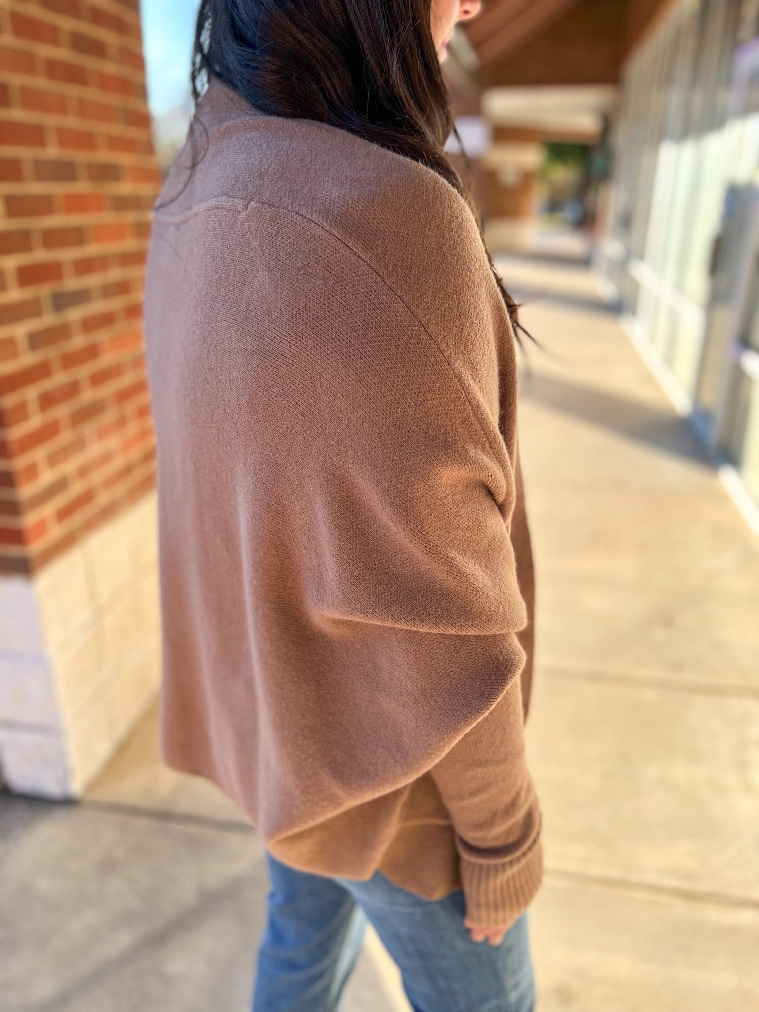On The Go Latte Brown Open Front Cardigan - A'Bekah's Boutique