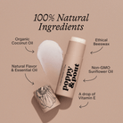 Poppy & Pout Lip Balm, Island Coconut - A'Bekah's Boutique