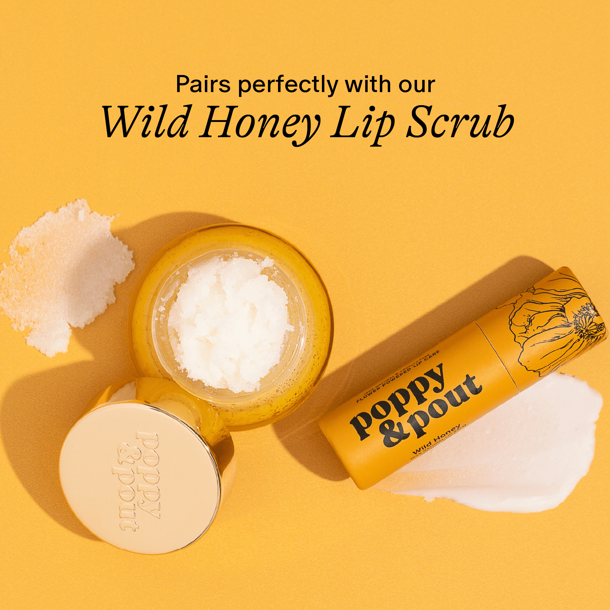 Poppy & Pout Lip Balm, Wild Honey - A'Bekah's Boutique