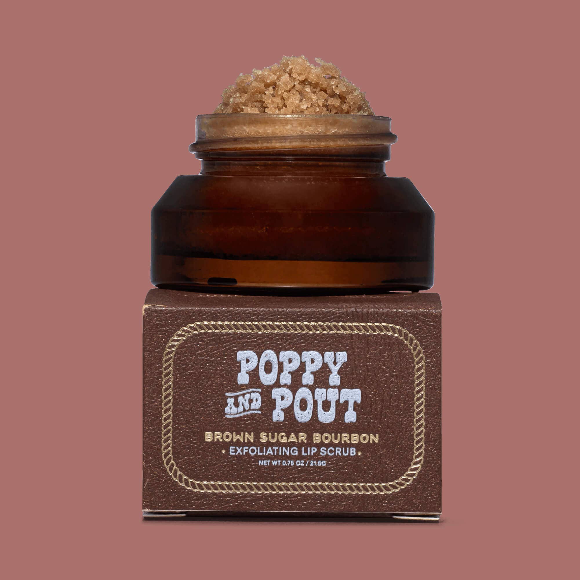 Poppy & Pout Lip Scrub, Rhinestone Rodeo, Brown Sugar Bourbon - A'Bekah's Boutique