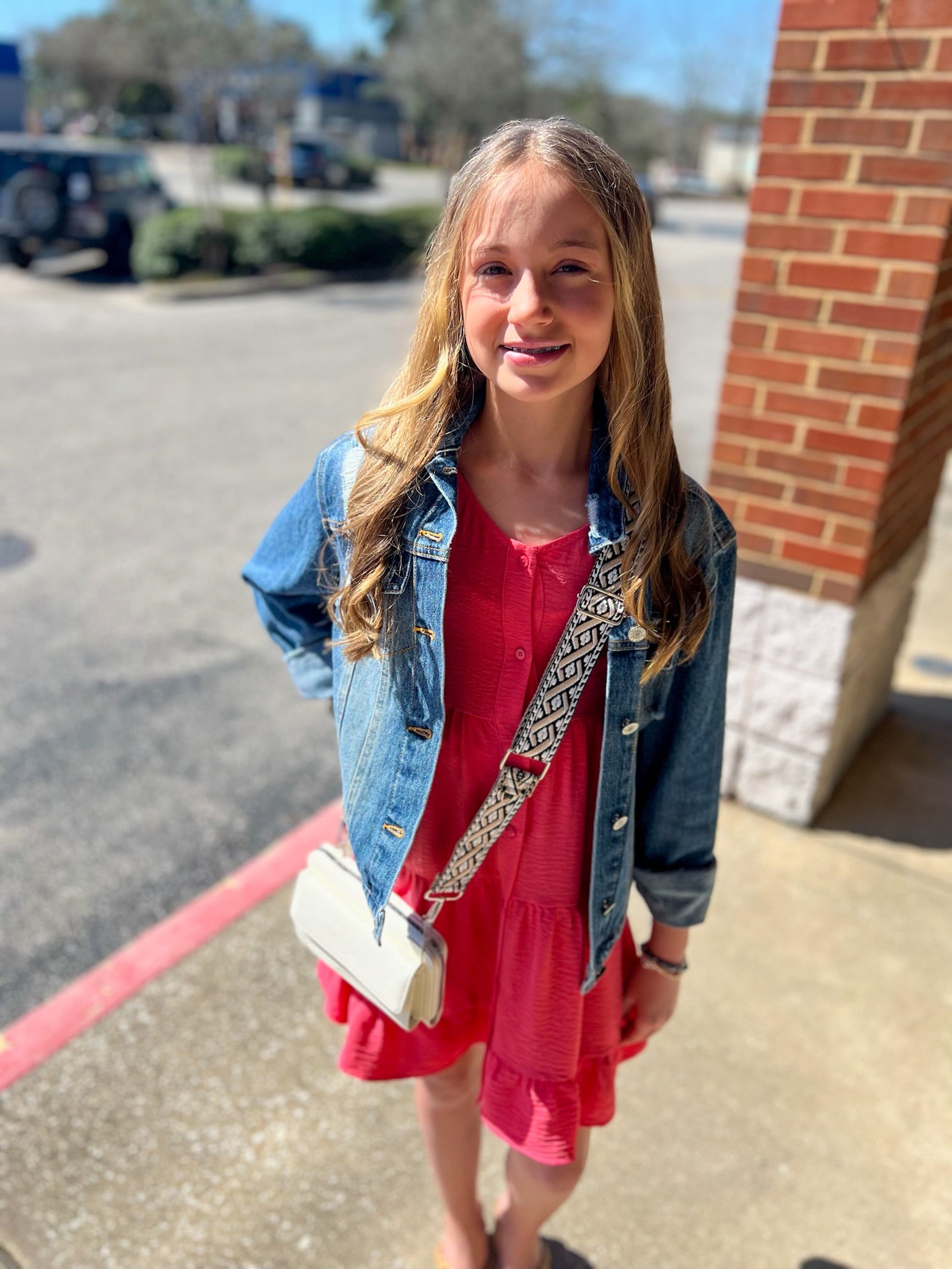 Pretty as a Princess Girls Coral Dress - A'Bekah's Boutique