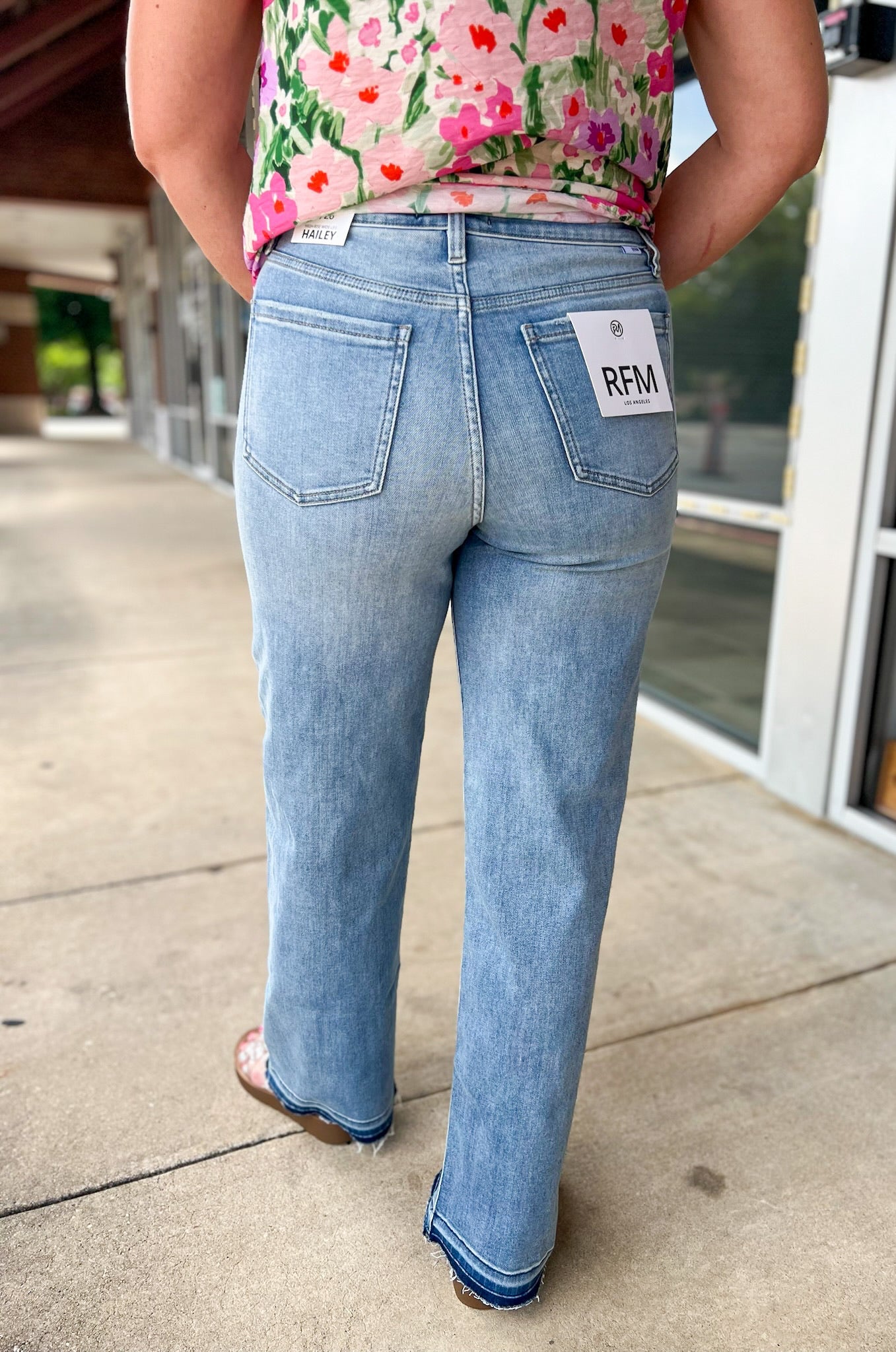 RFM Hailey High Rise Wide Leg Jeans - A'Bekah's Boutique
