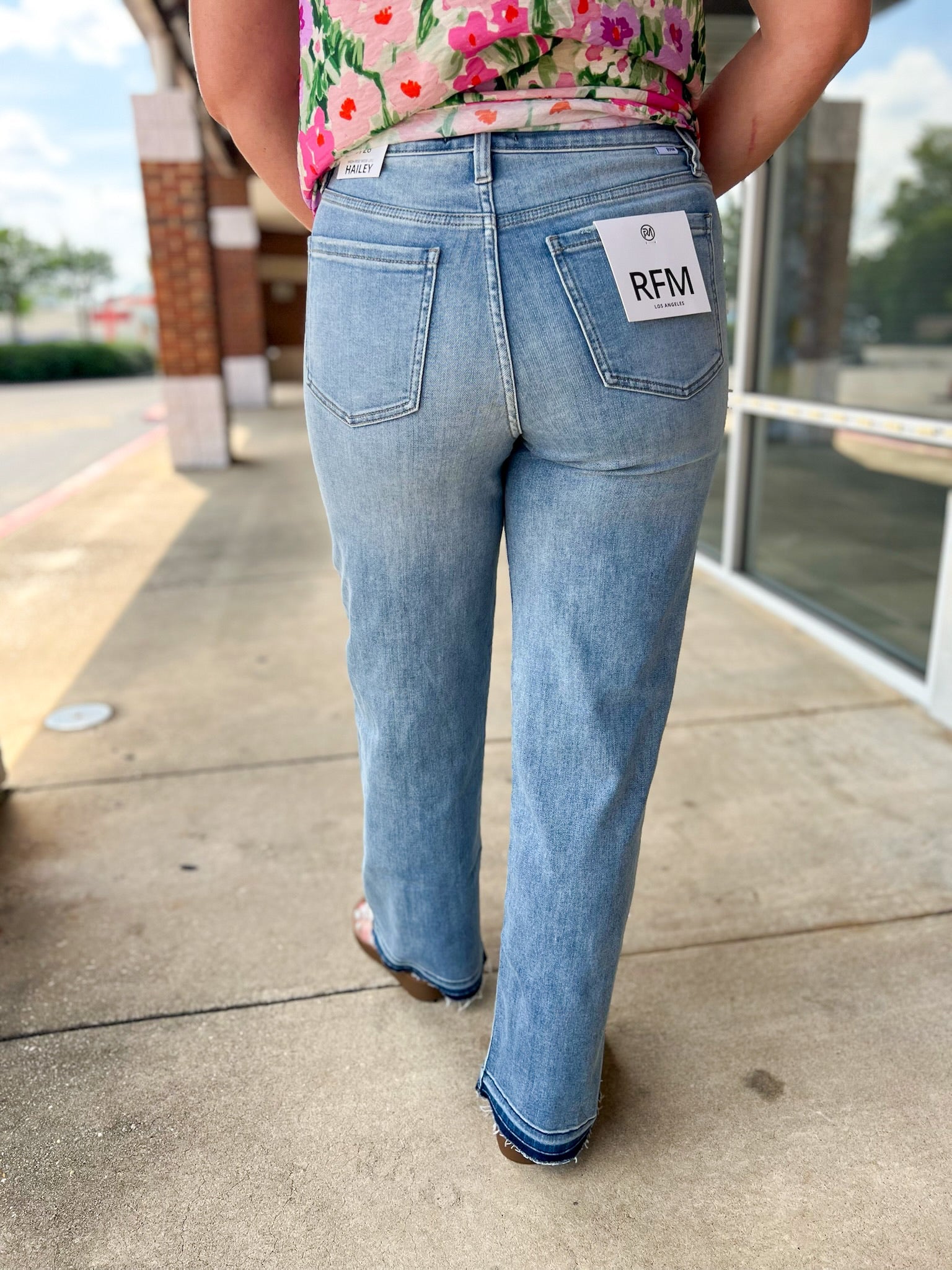 RFM Hailey High Rise Wide Leg Jeans - A'Bekah's Boutique