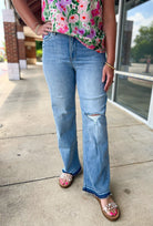 RFM Hailey High Rise Wide Leg Jeans - A'Bekah's Boutique